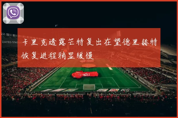 卡里克透露芒特复出在望德里赫特恢复进程稍显缓慢